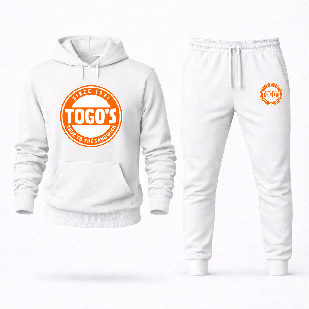 Togo's Hoodie and Joggers Set - White