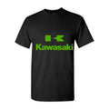 Men's kawasaki logo Cotton T-Shirt - Black