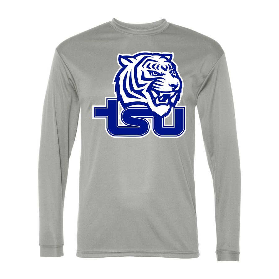 Men's Tennessee State Tigers Polyester Long Sleeve T-Shirt - Silver