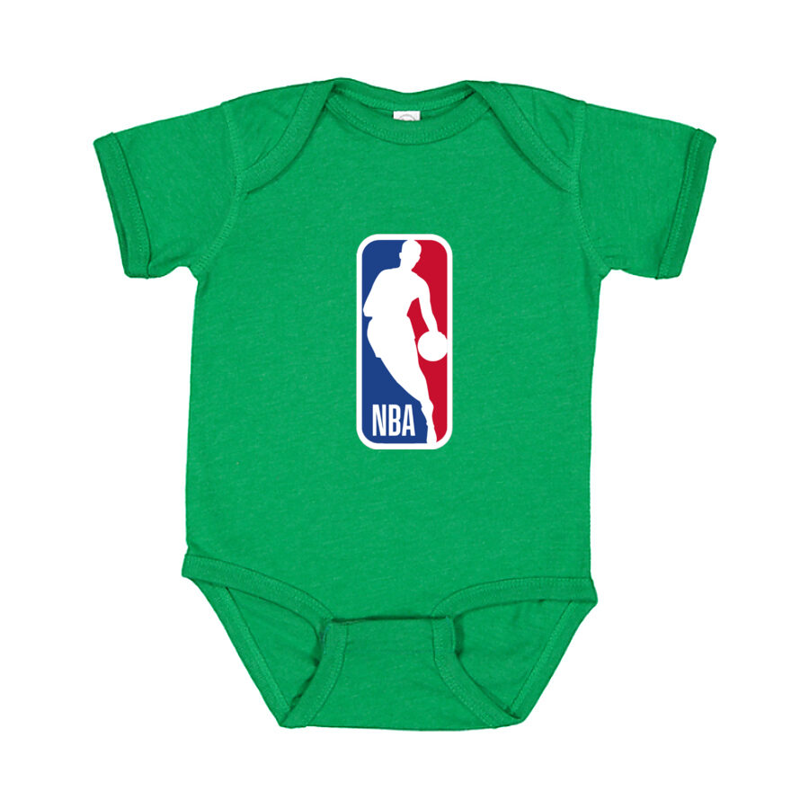 NBA Logo Baby Romper Onesie - Green