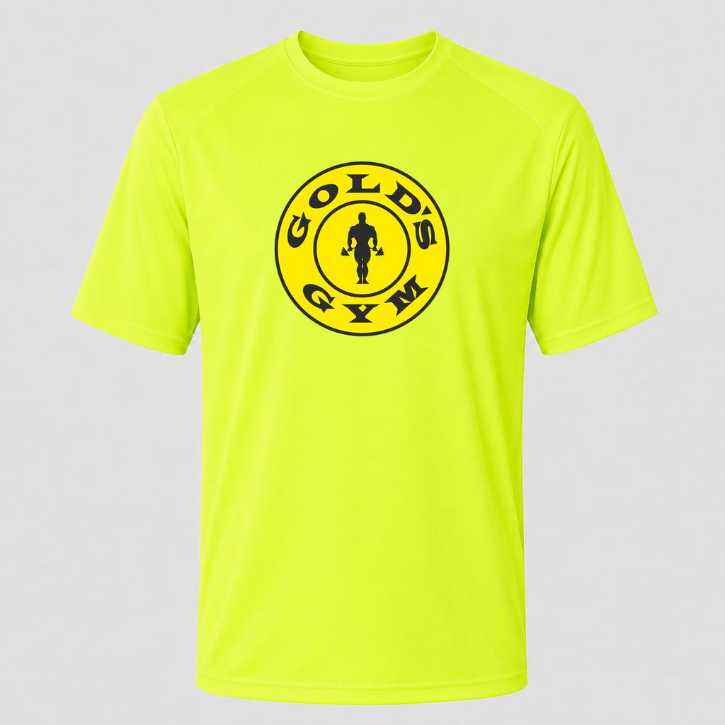 Men's Gold's Gym Performance T-Shirt - Safety Green