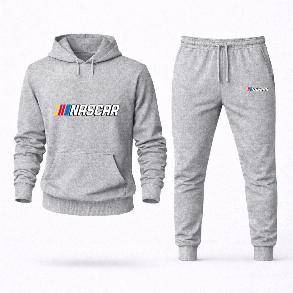 NASCAR Hoodie and Joggers Set - Grey