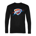 Men's Oklahoma City Thunder Polyester Long Sleeve T-Shirt - Black
