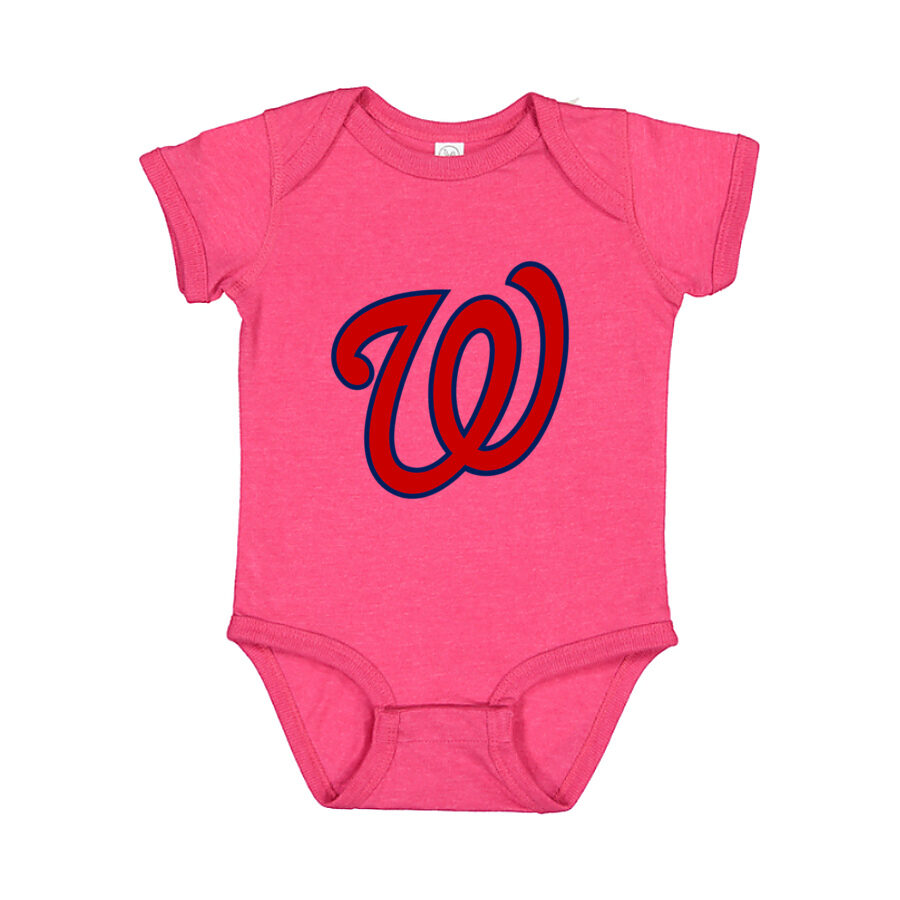 Washington Nationals Baby Romper Onesie - Pink