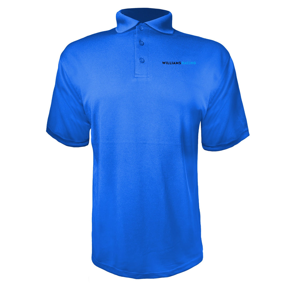 Williams Racing Blue polyester polo