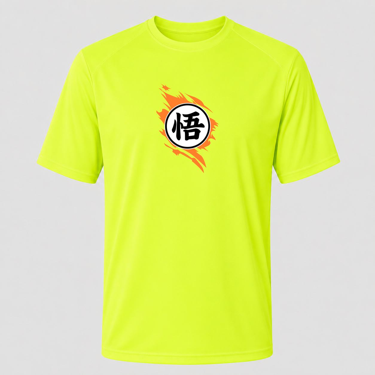 Men's Dragon Ball Z Performance T-Shirt - Safety Green