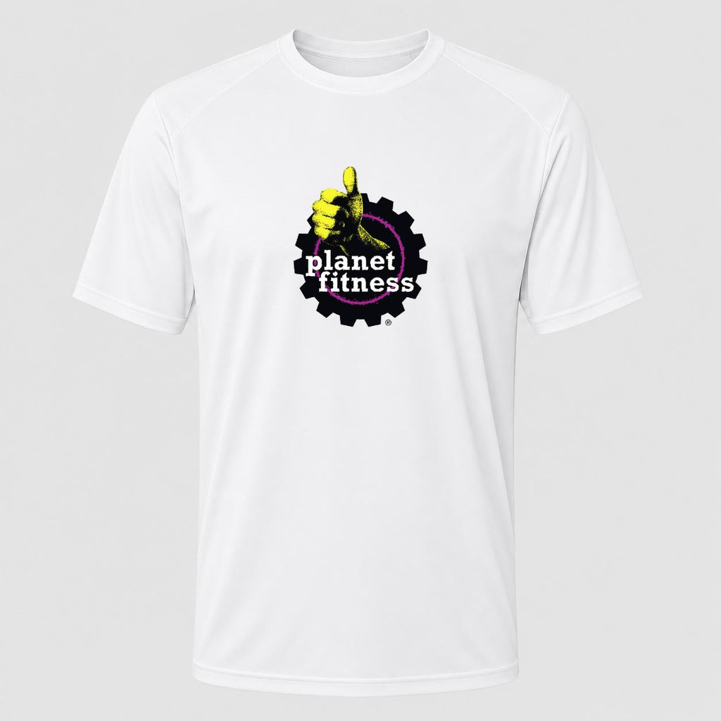 Men's Planet Fitness Performance T-Shirt - White