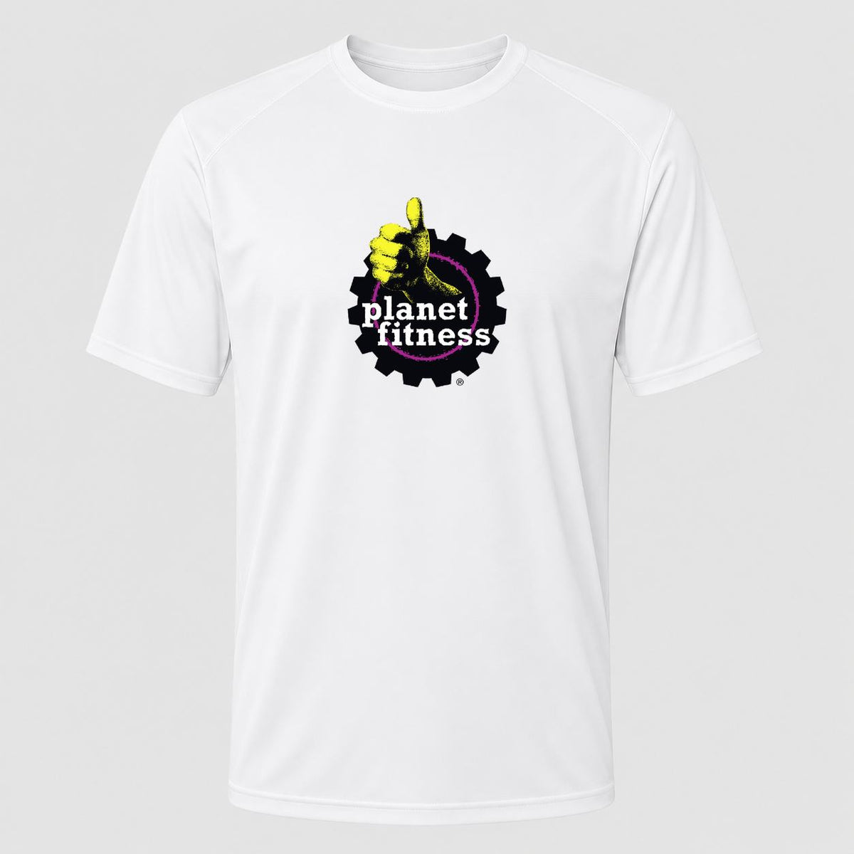 Men's Planet Fitness Performance T-Shirt - White