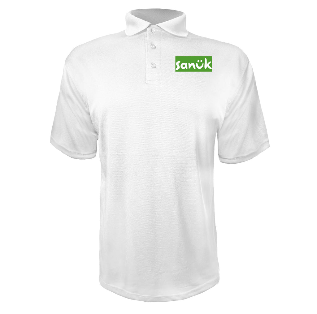 Sanuk men's polyester polo in White