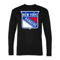 Men's New York Rangers Polyester Long Sleeve T-Shirt - Black