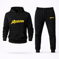 Robin Hoodie and Joggers Set - Black