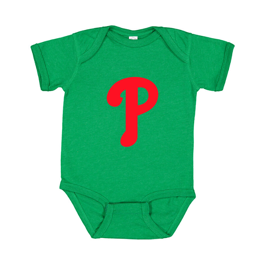 Philadelphia Phillies Baby Romper Onesie - Green