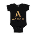 Accor Baby Romper Onesie - Black