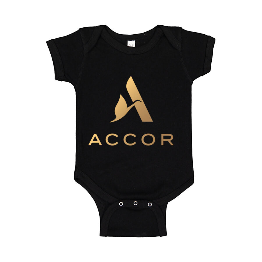 Accor Baby Romper Onesie - Black