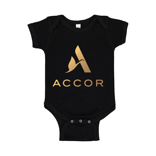 Accor Baby Romper Onesie - Black