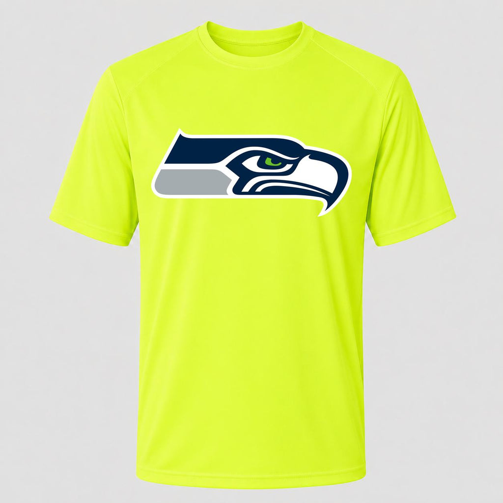 Men's Seattle Seahawks Performance T-Shirt - Safety Green