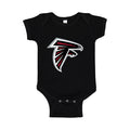 Atlanta Falcons Baby Romper Onesie - Black