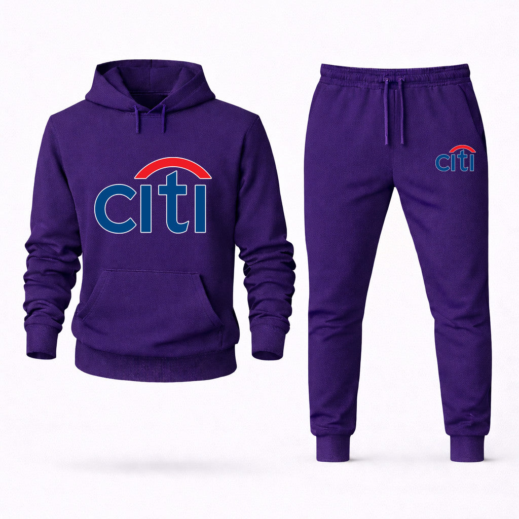 Citi Hoodie and Joggers Set - Purple
