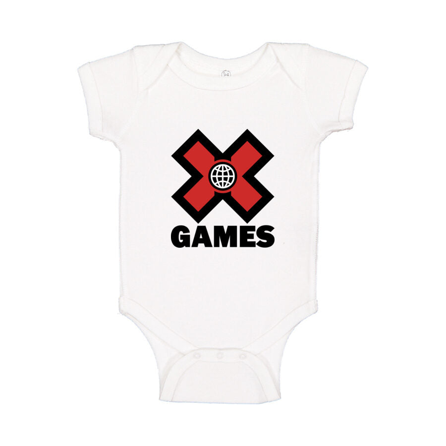 X Games Baby Romper Onesie - White