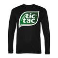 Men's Tic Tac Polyester Long Sleeve T-Shirt - Black