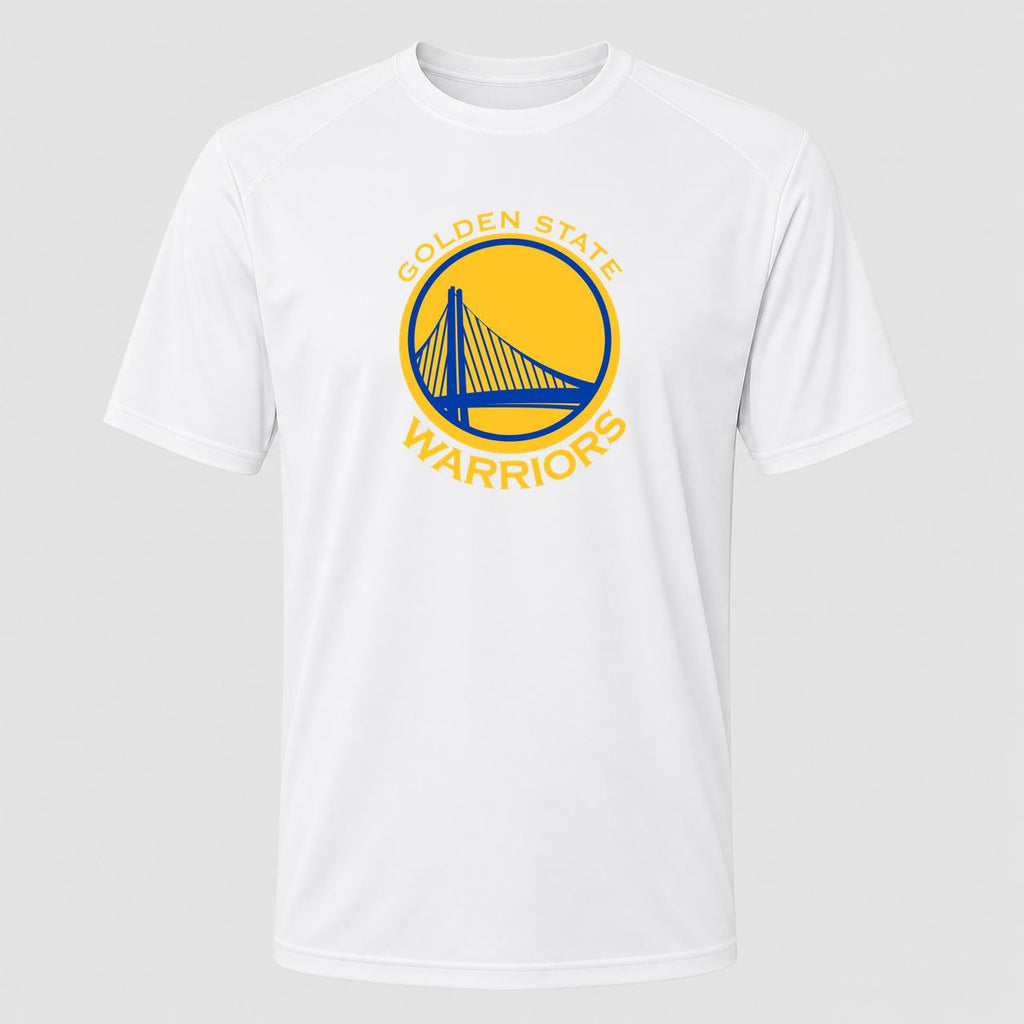 Men's Golden State Warriors Yellow Performance T-Shirt - White