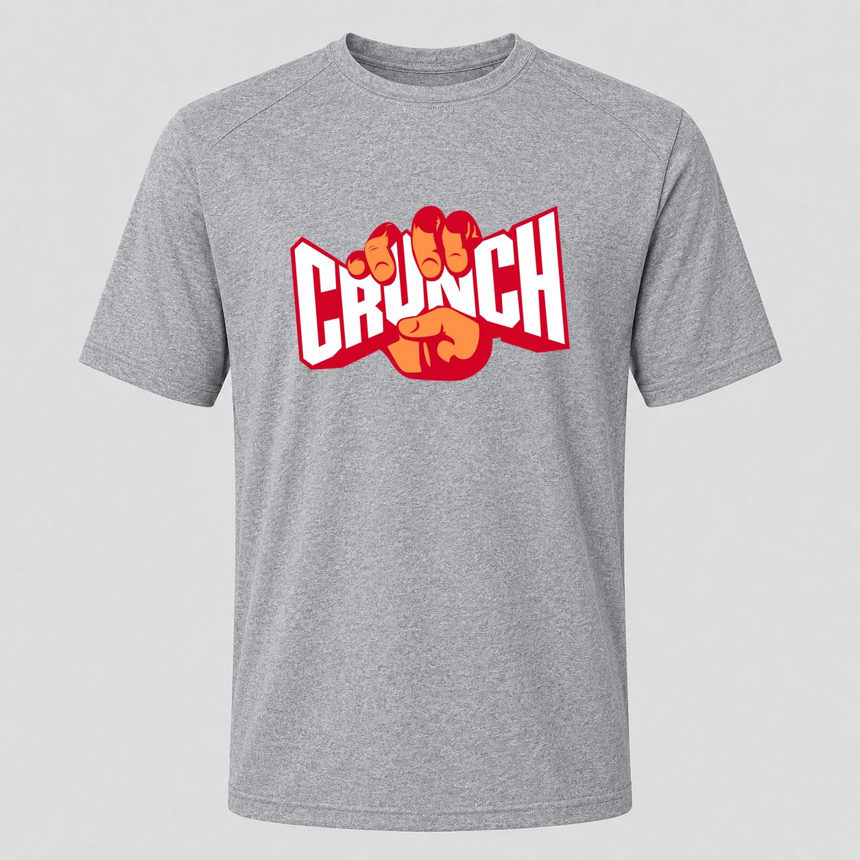Men's Crunch Fitness Performance T-Shirt - Gray
