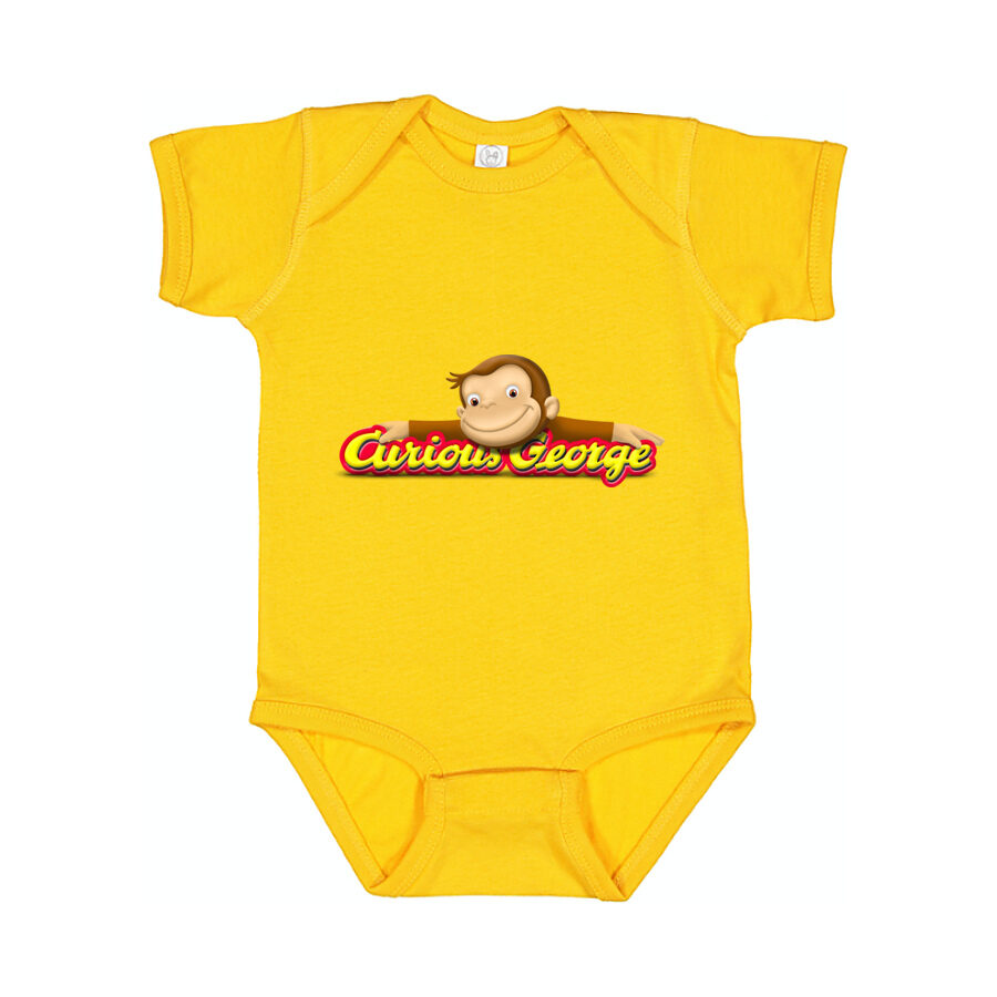 Curious George Baby Romper Onesie - Yellow