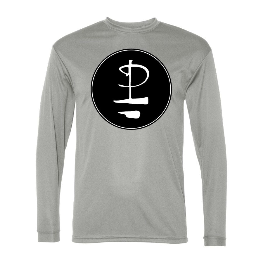 Men's Pink Floyd Polyester Long Sleeve T-Shirt - Silver