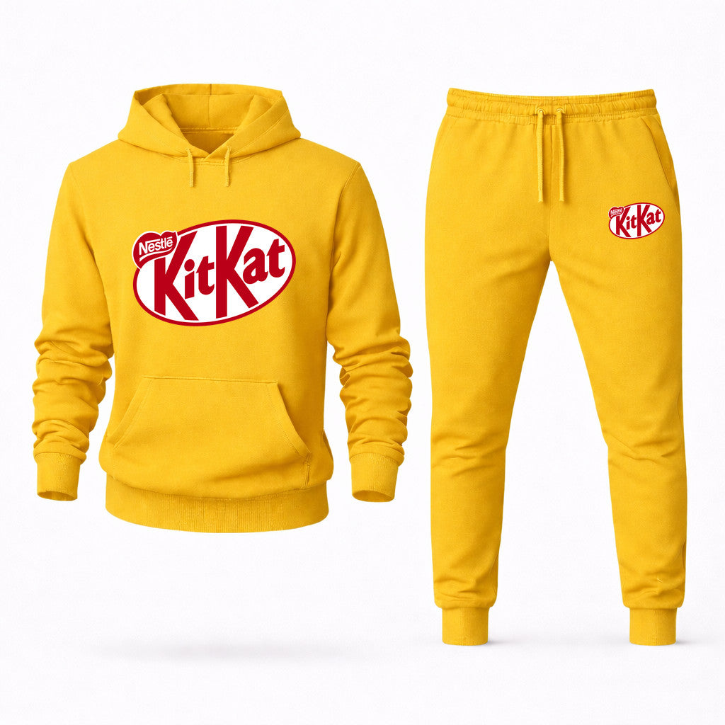 KitKat Hoodie and Joggers Set - Yellow