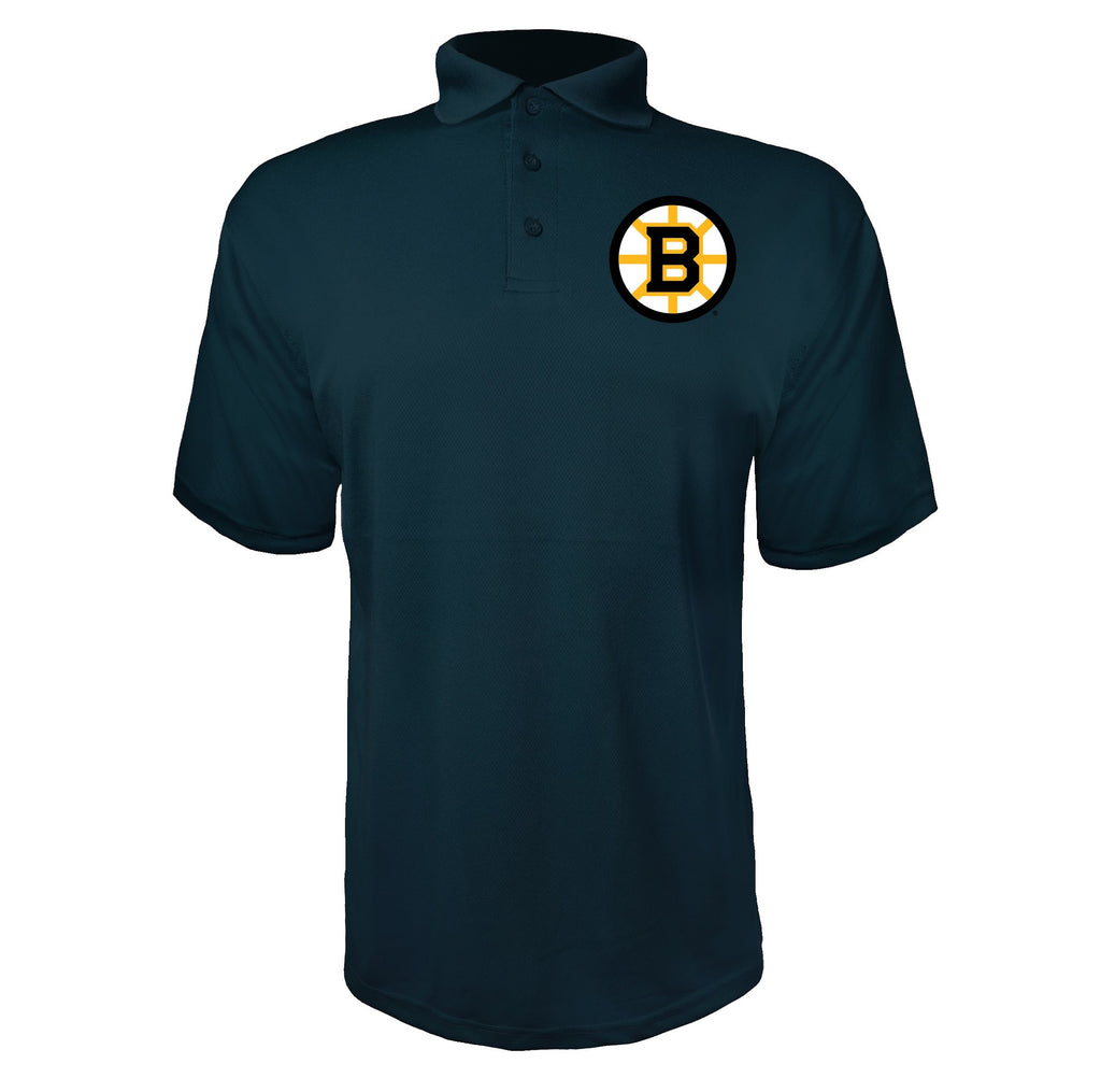 Boston Bruins Navy polyester polo