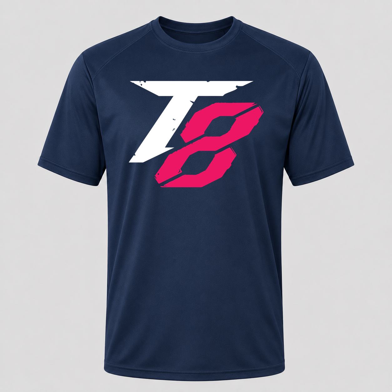 Men's Tekken 8 White Performance T-Shirt - Navy