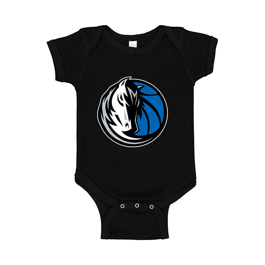 Dallas Mavericks Baby Romper Onesie - Black