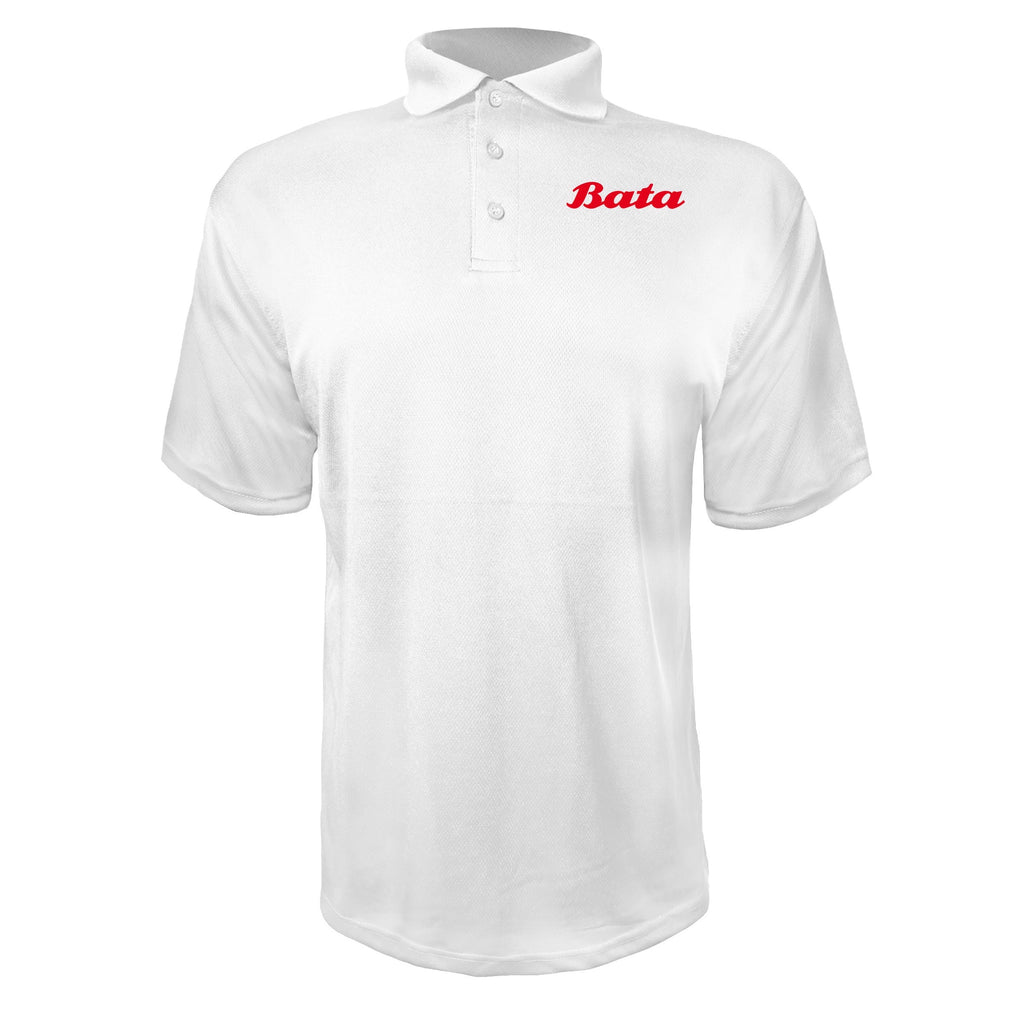 Bata men's polyester polo in White