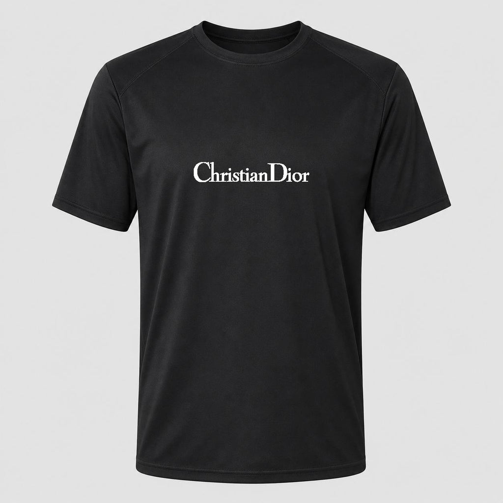 Men's Dior White Performance T-Shirt - Black