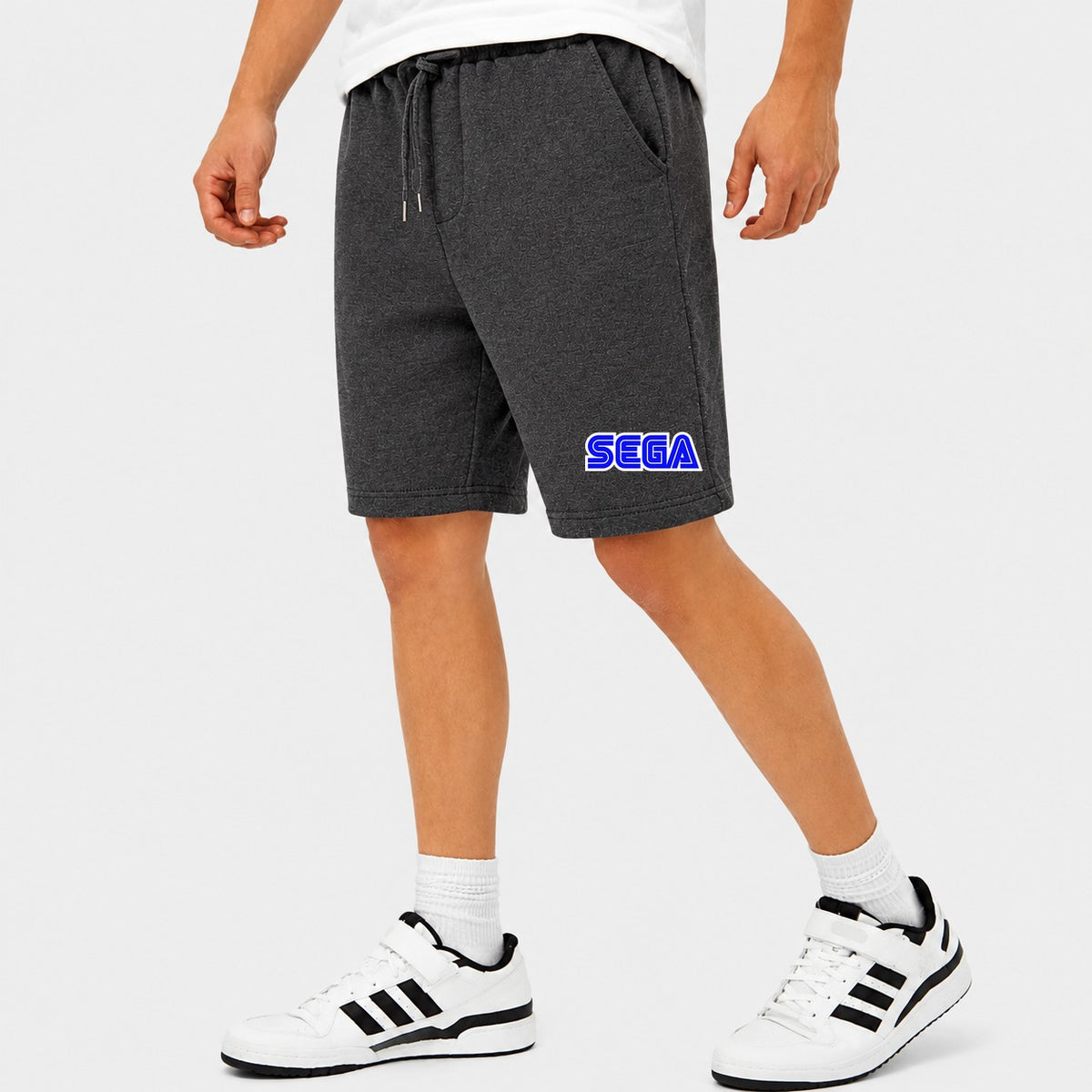 Men's SEGA Cotton Shorts - Charcoal