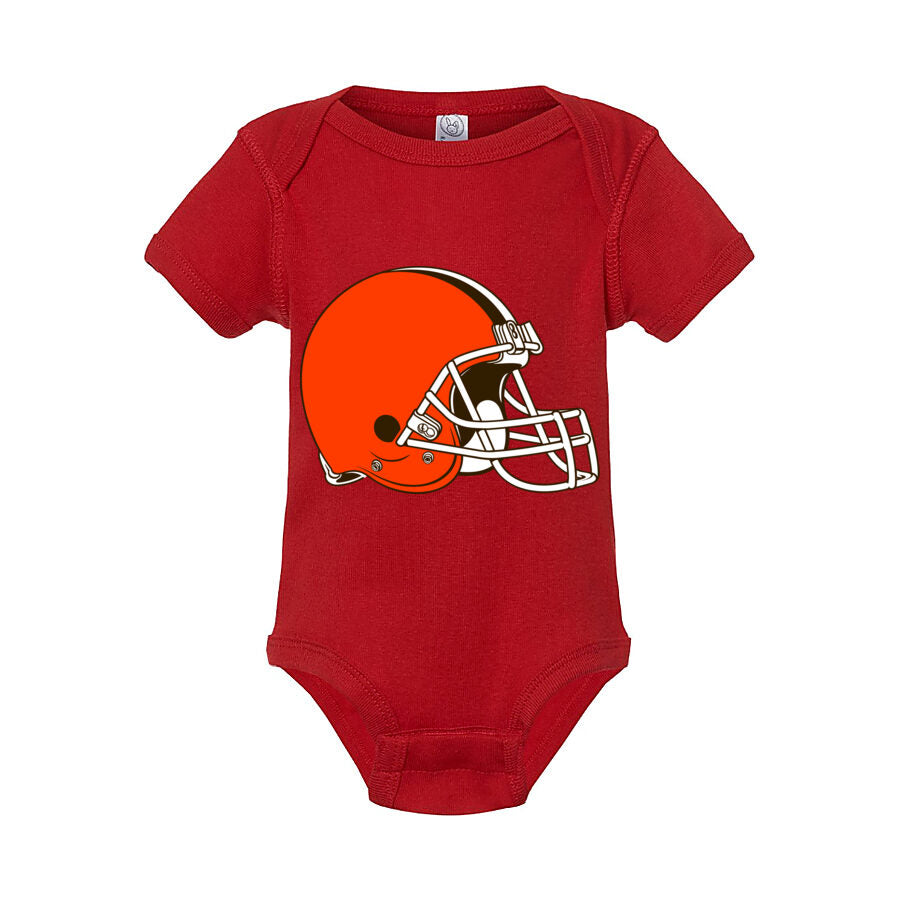 Cleveland Browns Baby Romper Onesie - Red