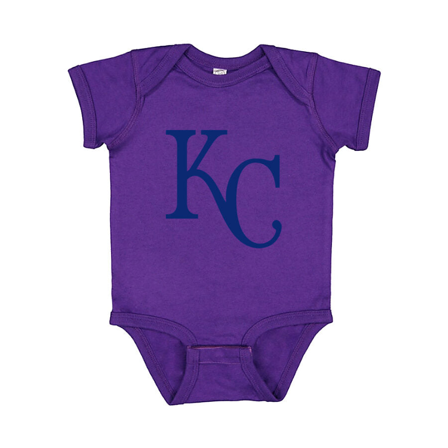 Kansas City Royals Baby Romper Onesie - Purple