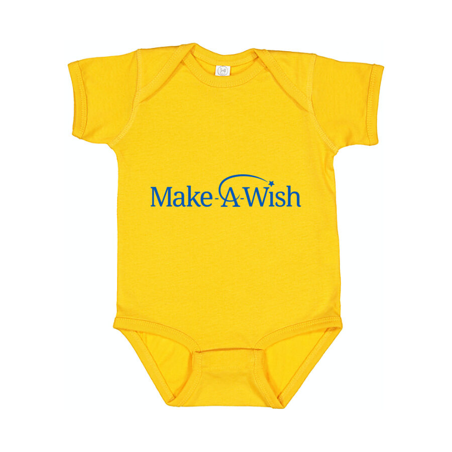 Make-A-Wish Baby Romper Onesie - Yellow