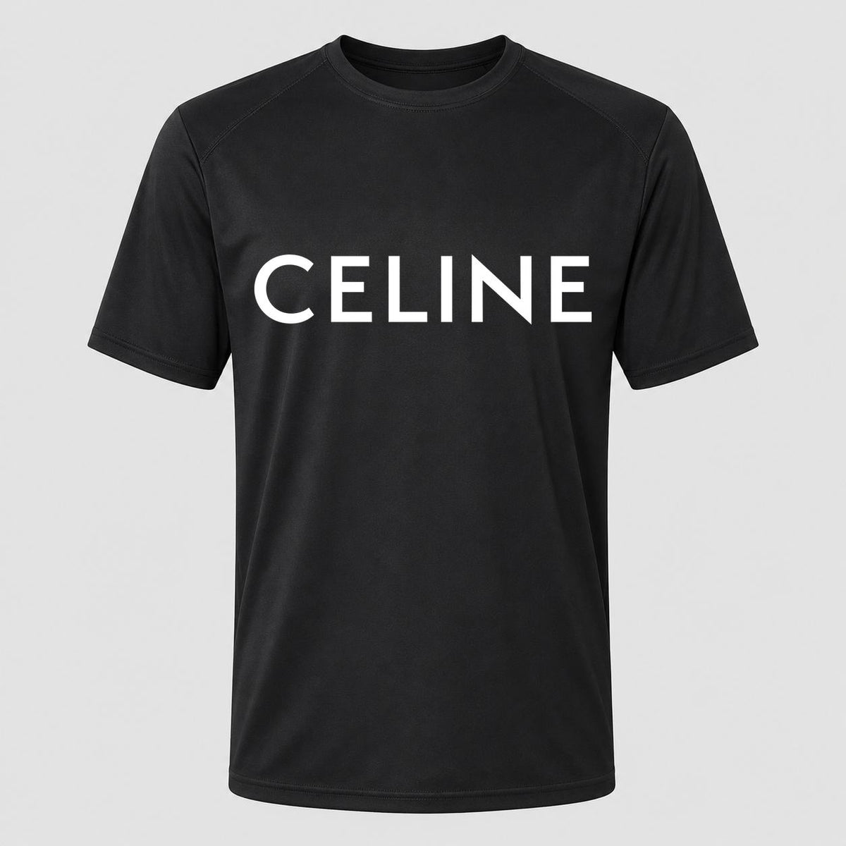 Men's Celine White Performance T-Shirt - Black