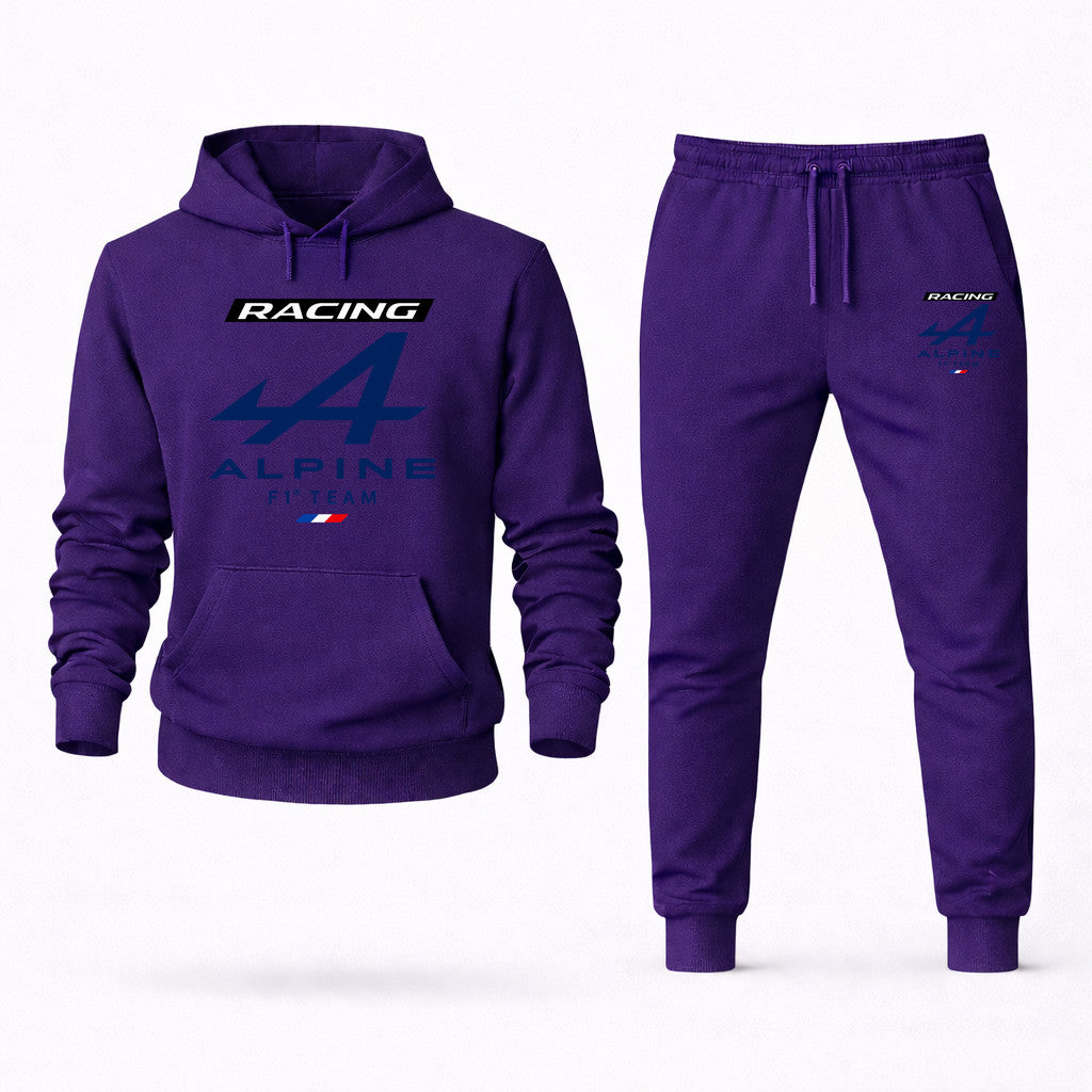 Alpine F1 Team Hoodie and Joggers Set - Purple
