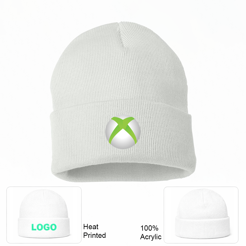 Xbox Gaming Beanie Hat - White