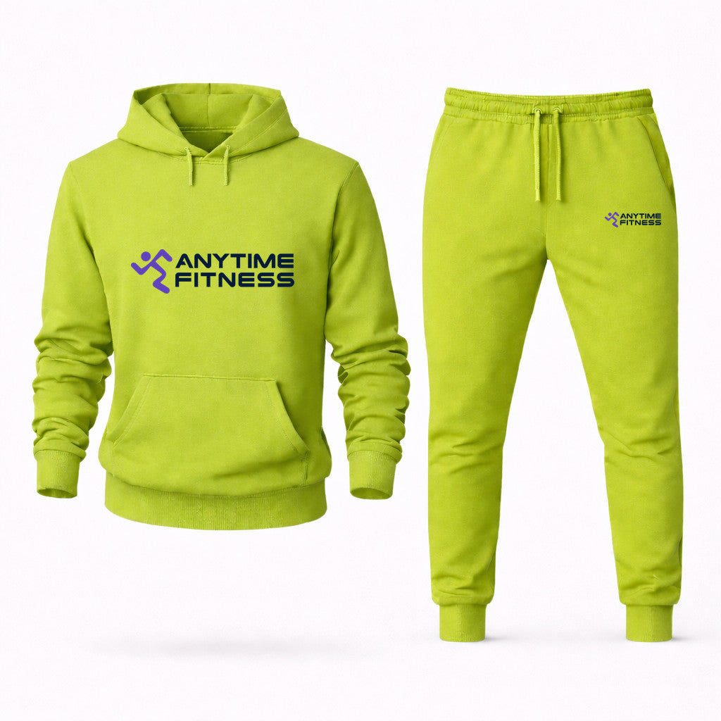 Anytime Fitness Hoodie and Joggers Set - Lime Green