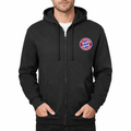 Men's FC Bayern Munich Soccer Zipper Hoodie - Black