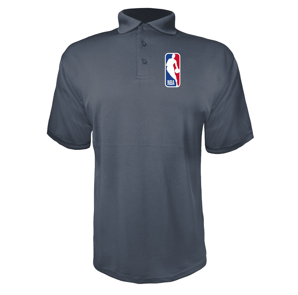 NBA Charcoal polyester polo