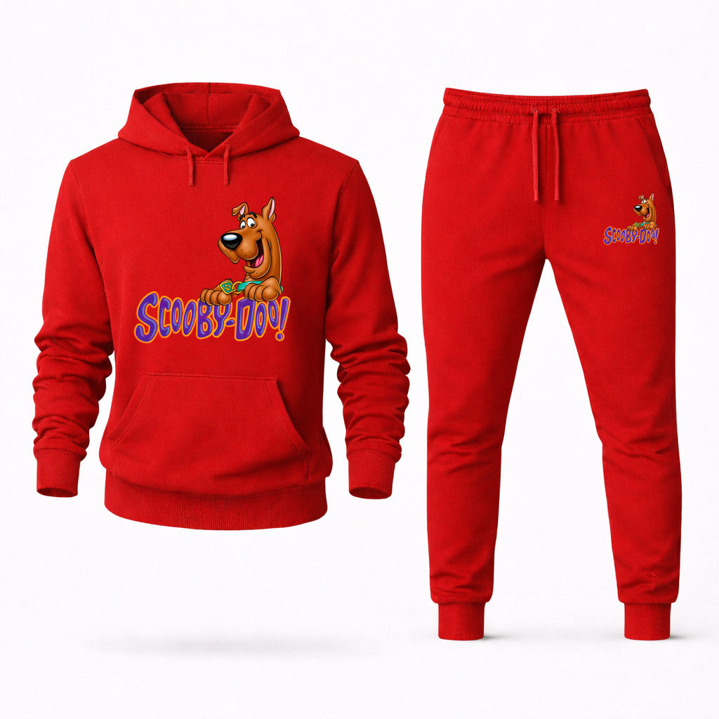Scooby-Doo Hoodie and Joggers Set - Red