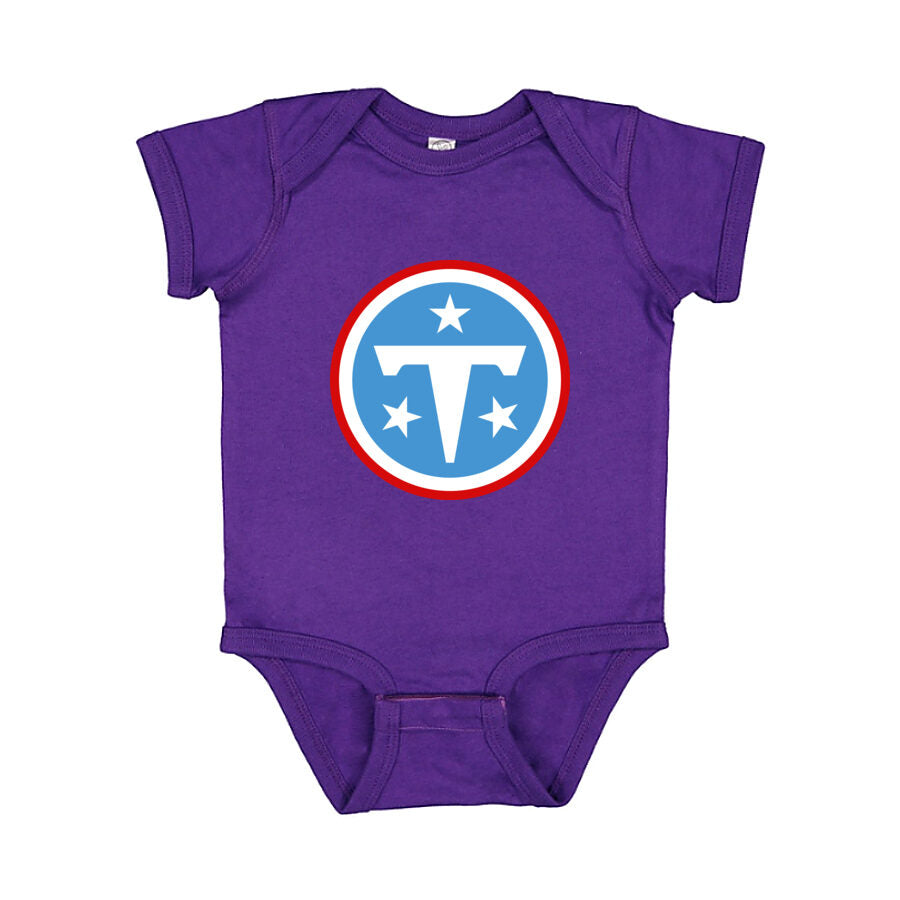 Tennessee Titans Baby Romper Onesie - Purple