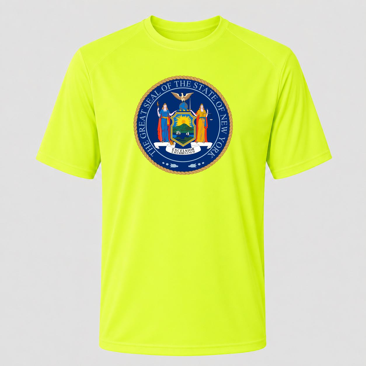 Men's New York Performance T-Shirt - Safety Green