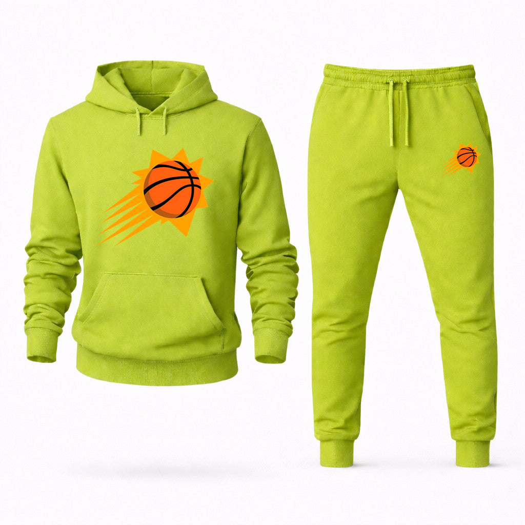 Phoenix Suns Hoodie and Joggers Set - Lime Green