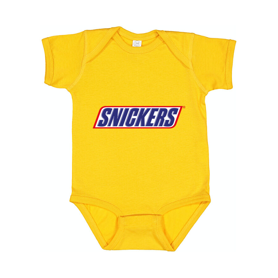 Snickers Baby Romper Onesie - Yellow