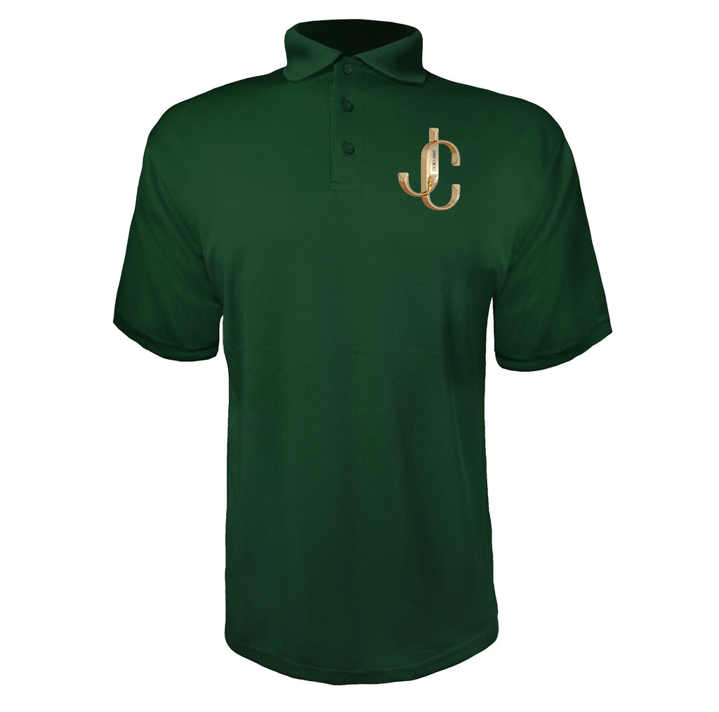 Jimmy Choo men's polyester polo in Green